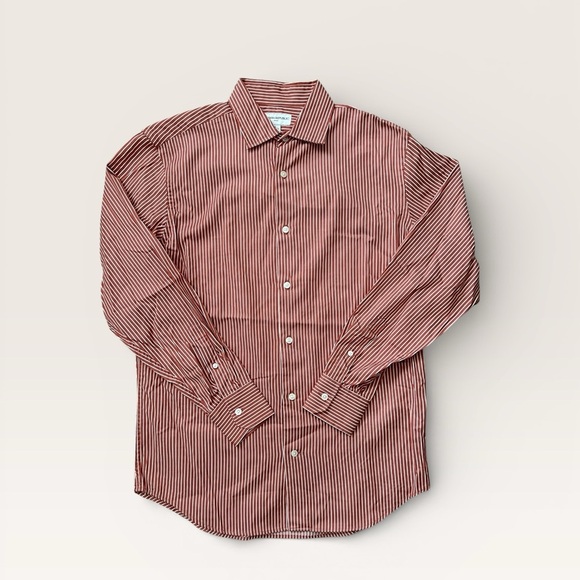 Banana Republic Other - Men’s Banana Republic Red Striped Casual Button Down Shirt C232